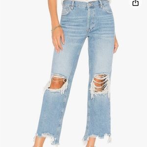 Free people Maggie straight leg jeans.  28